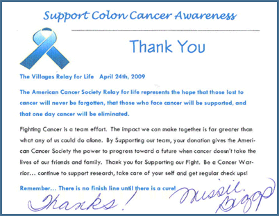 support colon cancer awareness